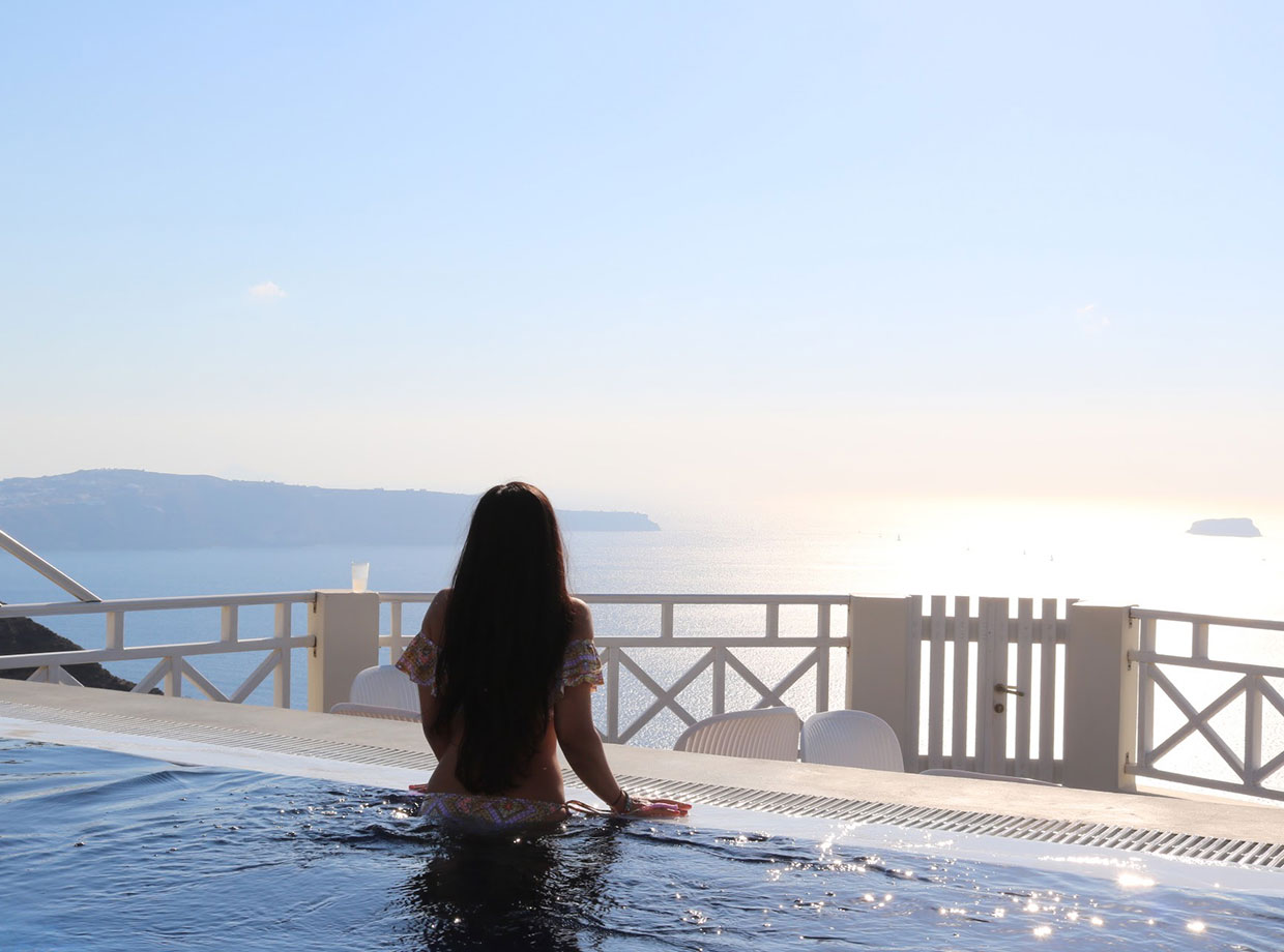 Petit Palace Boutique Hotel Ethereal pool with a stunning view.