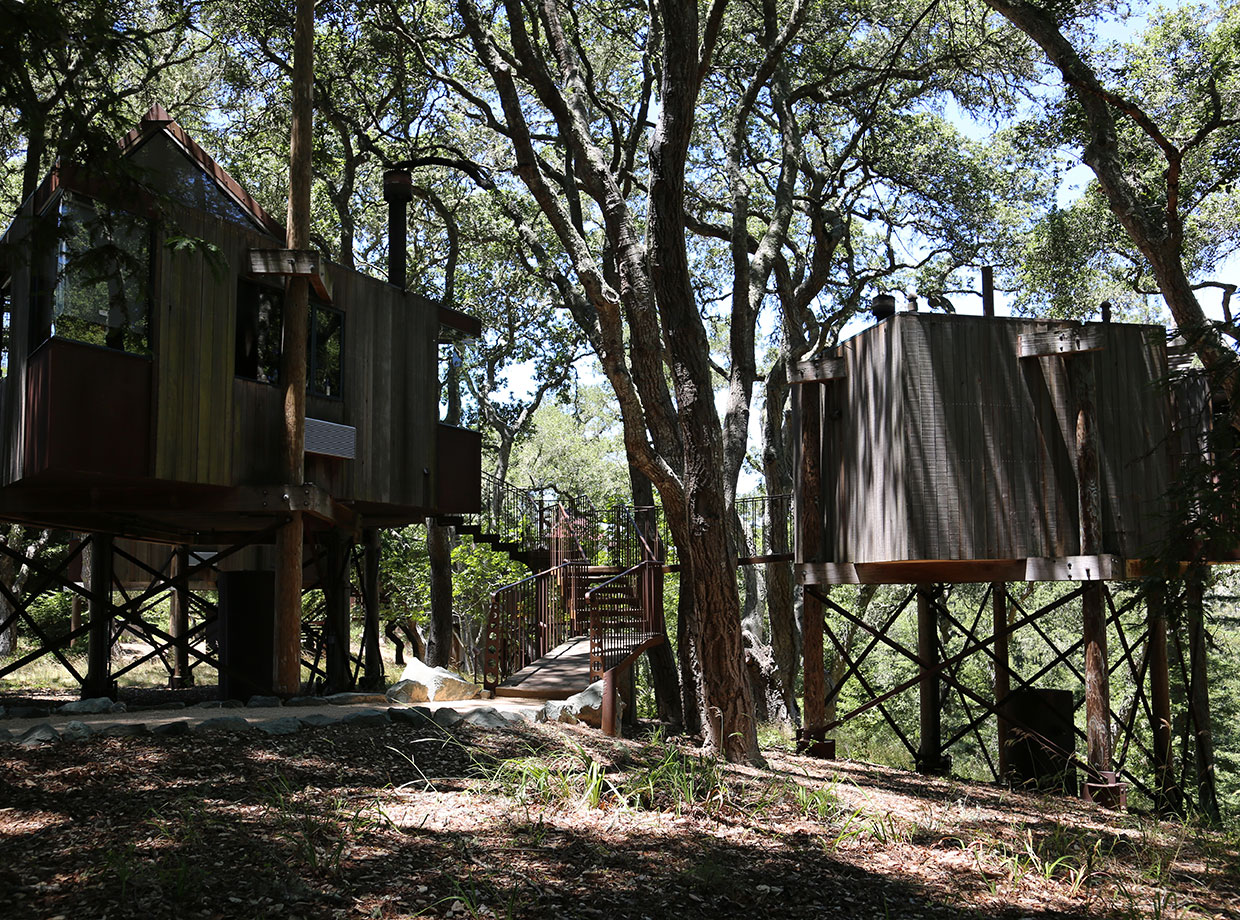 Post Ranch Inn The free-standing Tree Houses sit 9-feet off the forest floor.