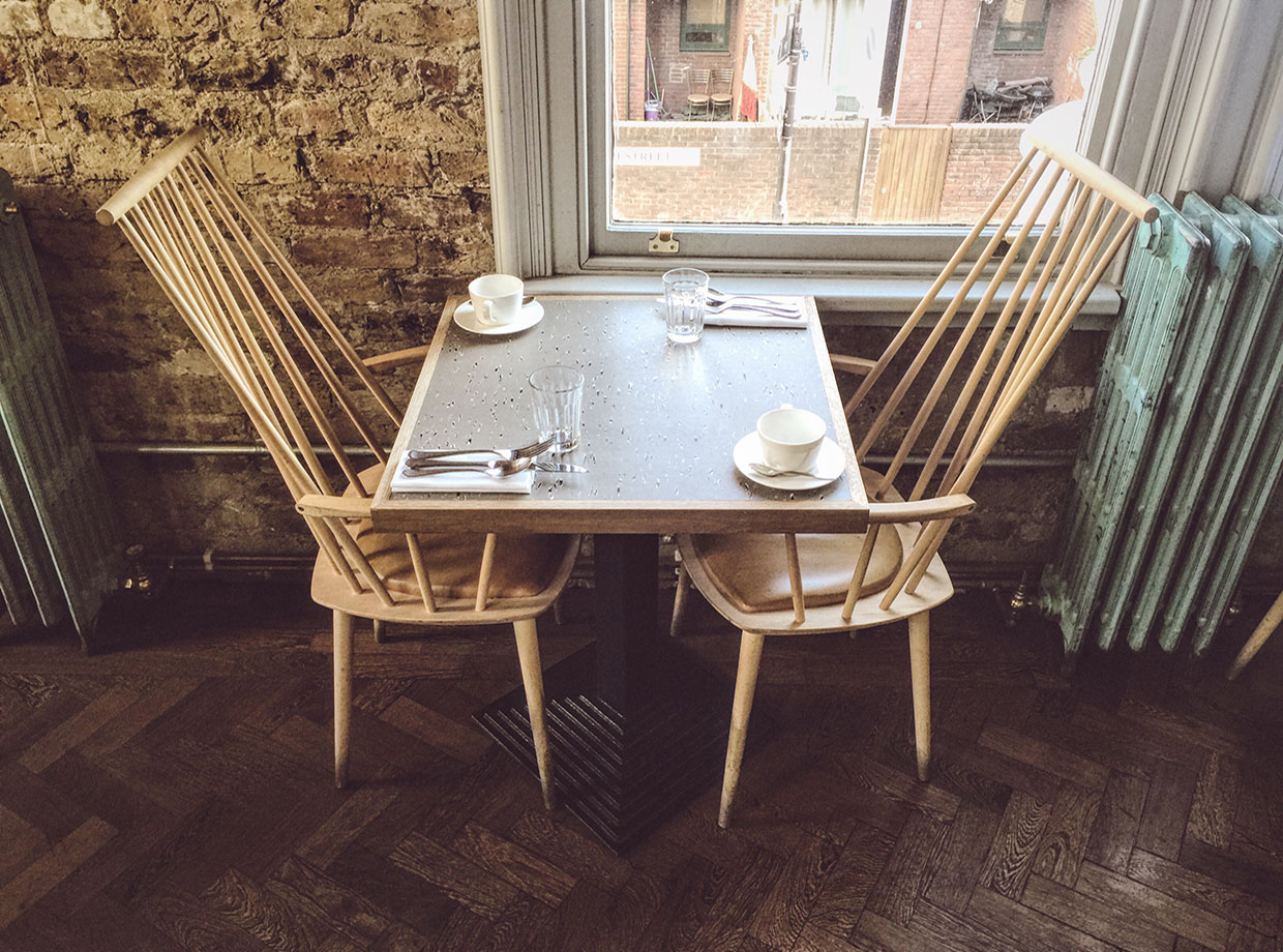 The Culpeper Breakfast spot on in the first floor dining room.