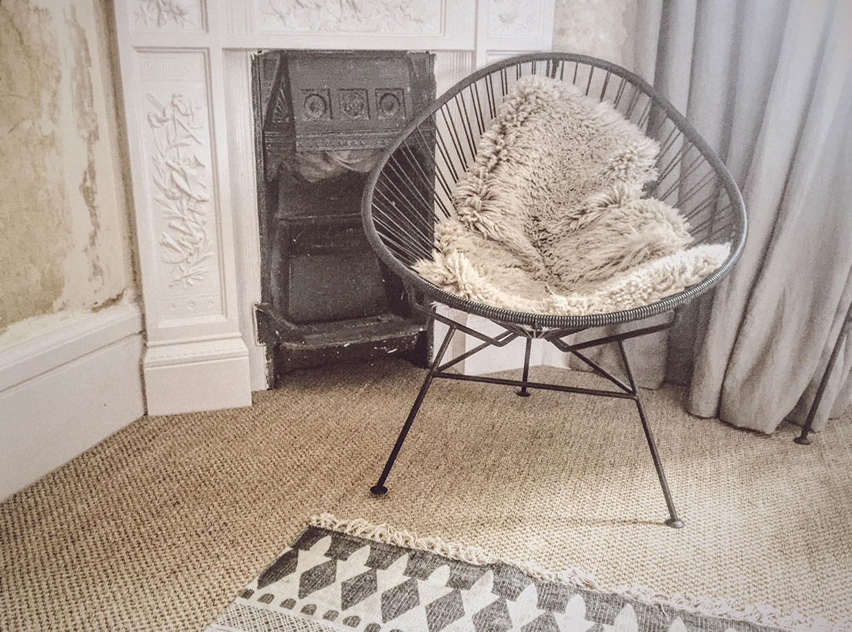 The Culpeper Comfortable chair in the bedroom.