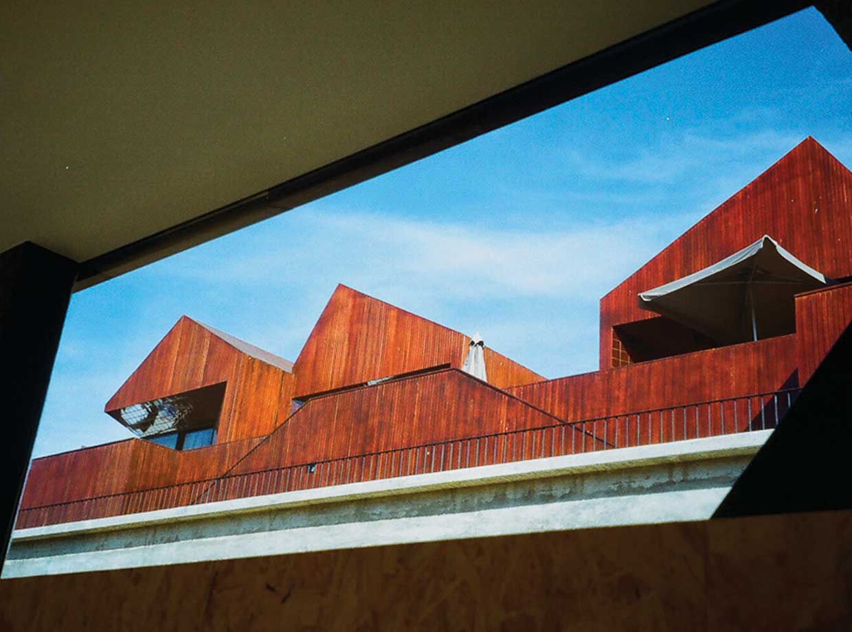 Longroiva Hotel & Thermal Spa Rustic wooden panels adorn the stunning façade of Longroiva.