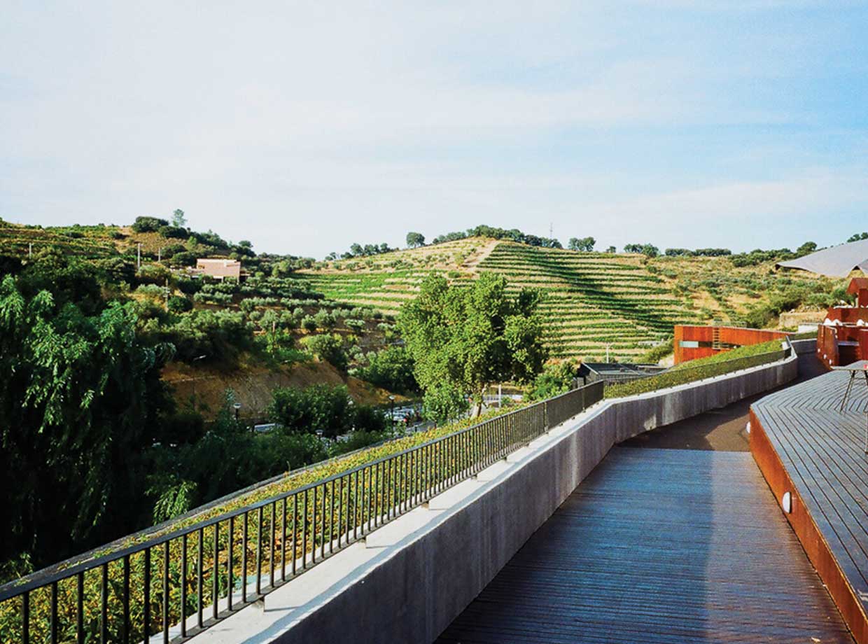 Longroiva Hotel & Thermal Spa : Exterior view from the property overlooks the pastoral village of Mêda.