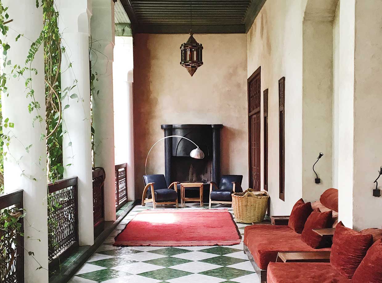 El Fenn Sitting areas scattered along the second floor corridor.