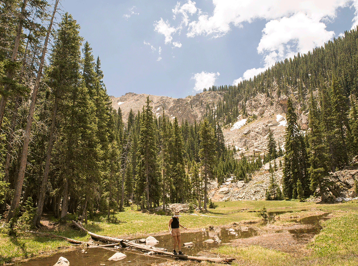 The Inn of Five Graces Hike out to Lake Nambe – the land before time. 