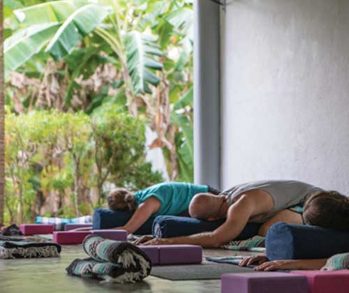This is an hour and half yin-style class and will keep you zen and ease you into the balmy night.
