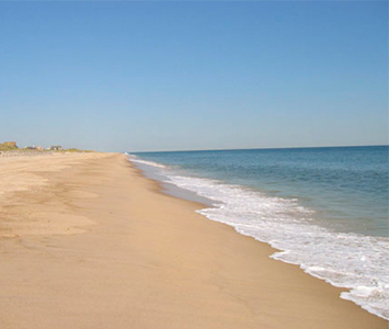 Take one of the hotel bikes to the beach