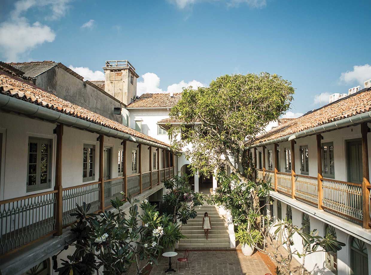 Fort Bazaar Entering that verdant central courtyard, around which most of the rooms are set.