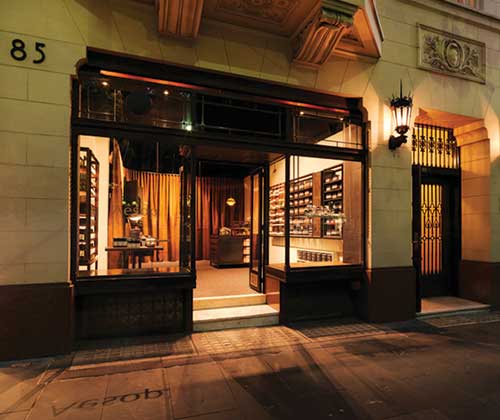 Stop by Aesop’s flagship store