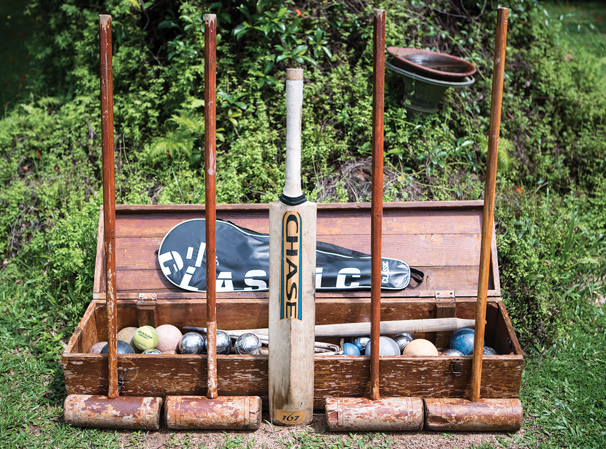 The Wallawwa More gaming on the lawn – cricket, croquet and petanque.