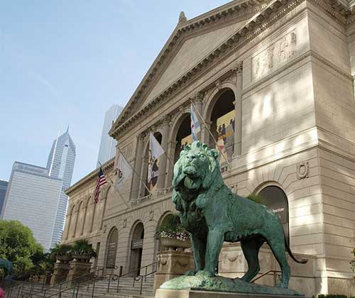 Check out the rotating exhibition at the Art Institute