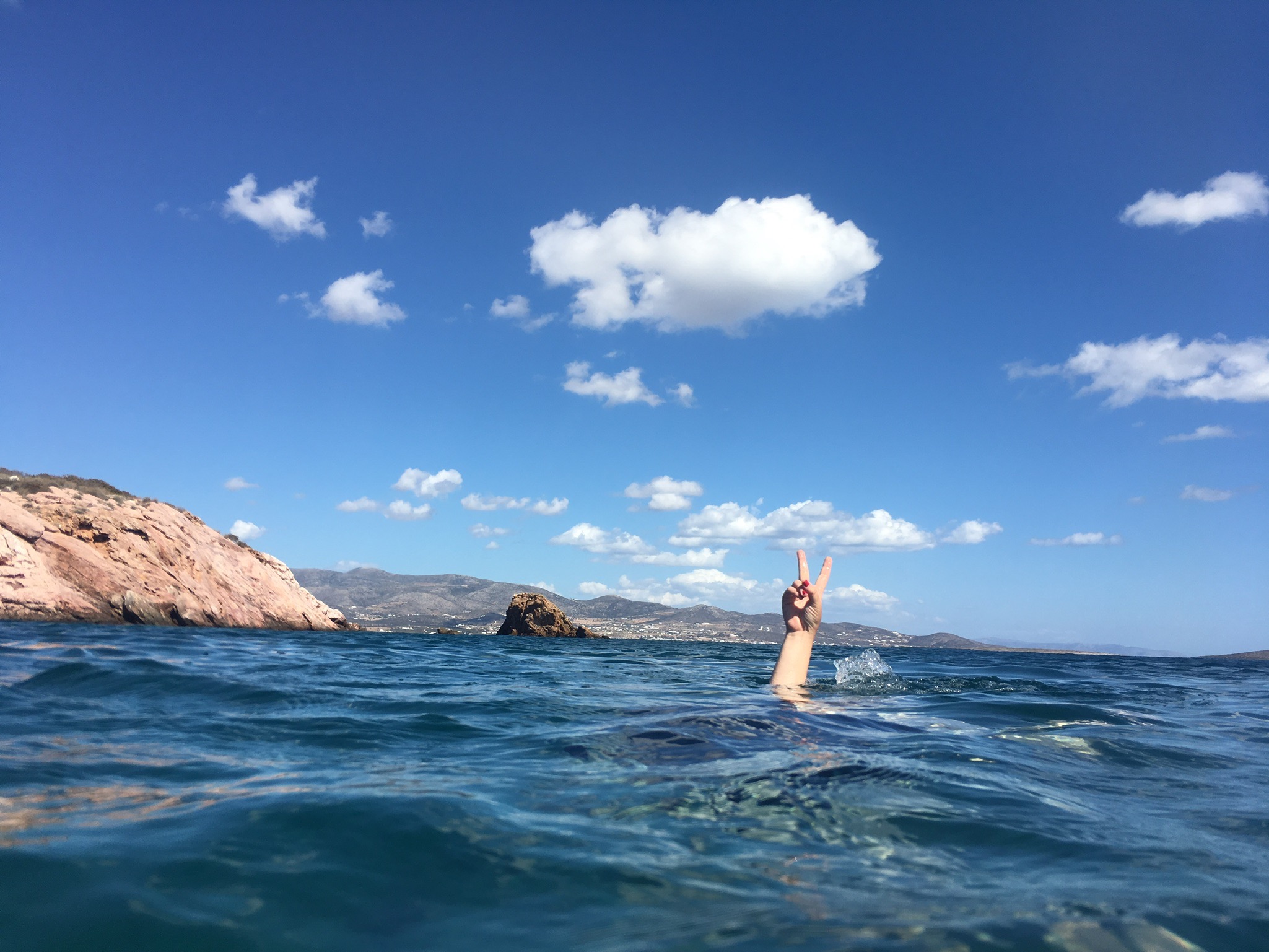 Beach House Antiparos Peace from inside the sea! The water is crystal clear and very
calm, perfect for swimming.