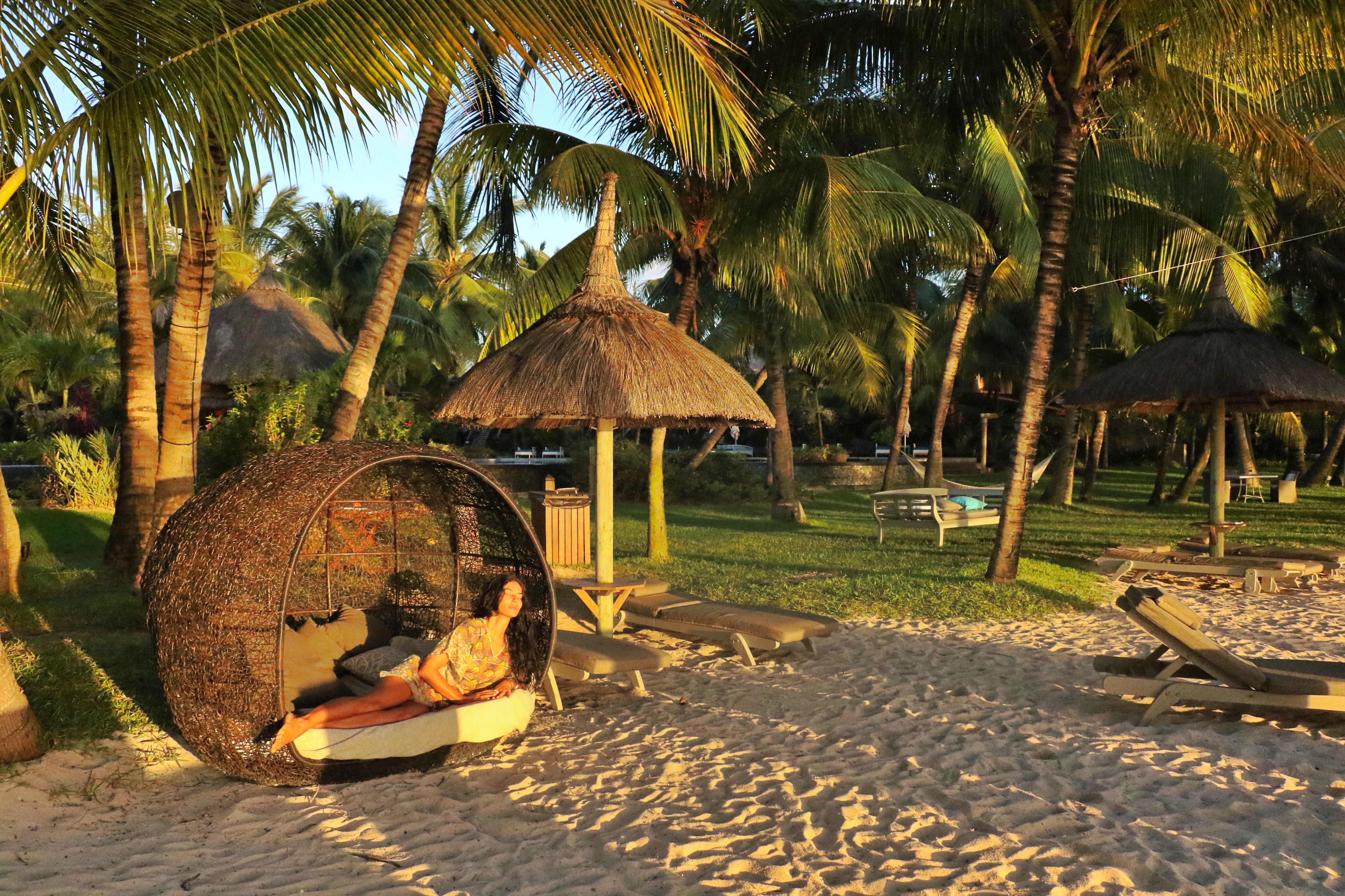 LUX* Le Morne Golden Hour on Le Morne beach