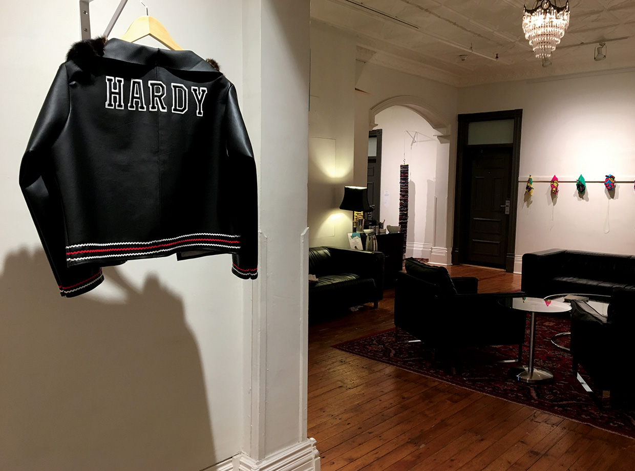 Gladstone Hotel Loving this retro bomber on display as part of the exhibit.