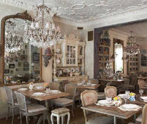 The best Russian food in town with awesome old Russian bourgeois decor.