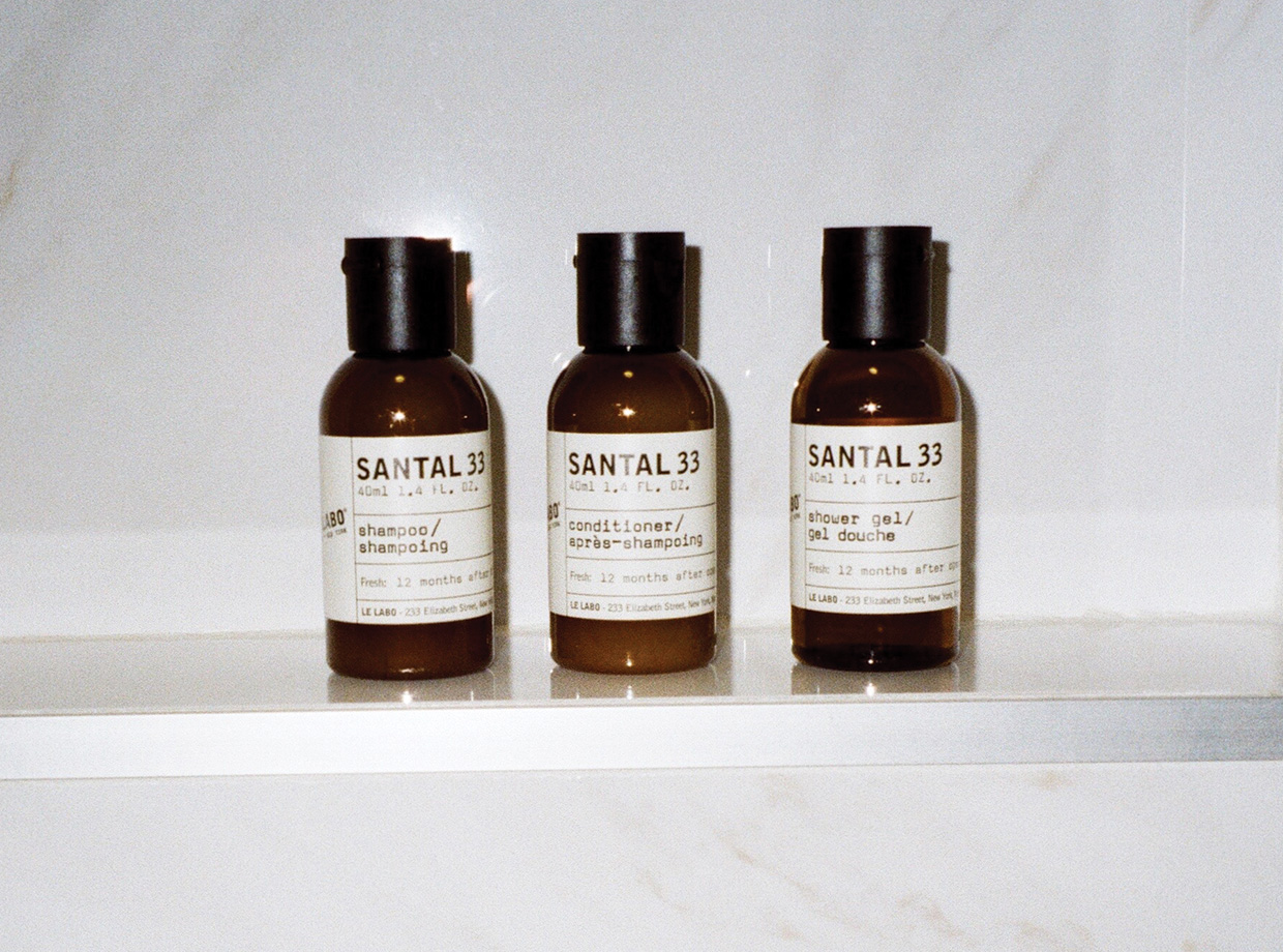 Hotel William Gray Thumbs up for Le Labo amenities.