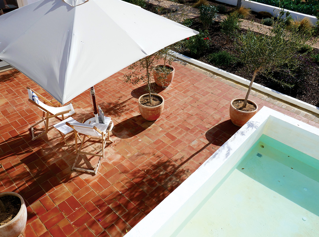 Casa Mae Top down view of your Cabana courtyard.