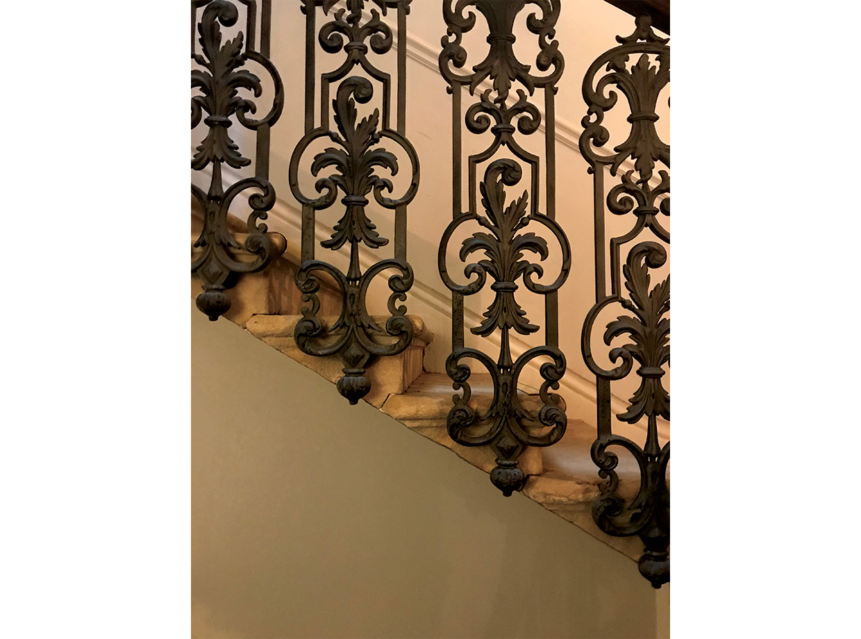The Pilgrm Take a moment to appreciate the cast iron staircase that has been painstakingly restored by stripping back 50 layers of paint built up over the past 100 years. 