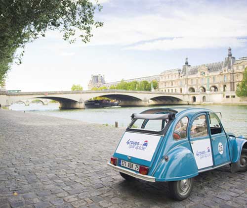 Tours usually scare me based on the cheese factor...but seeing the city from the backseat of a vintage car, why not.