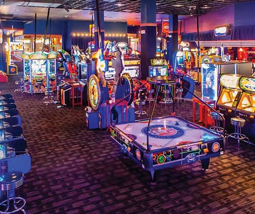 And visit Dave & Busters on 42nd Street.