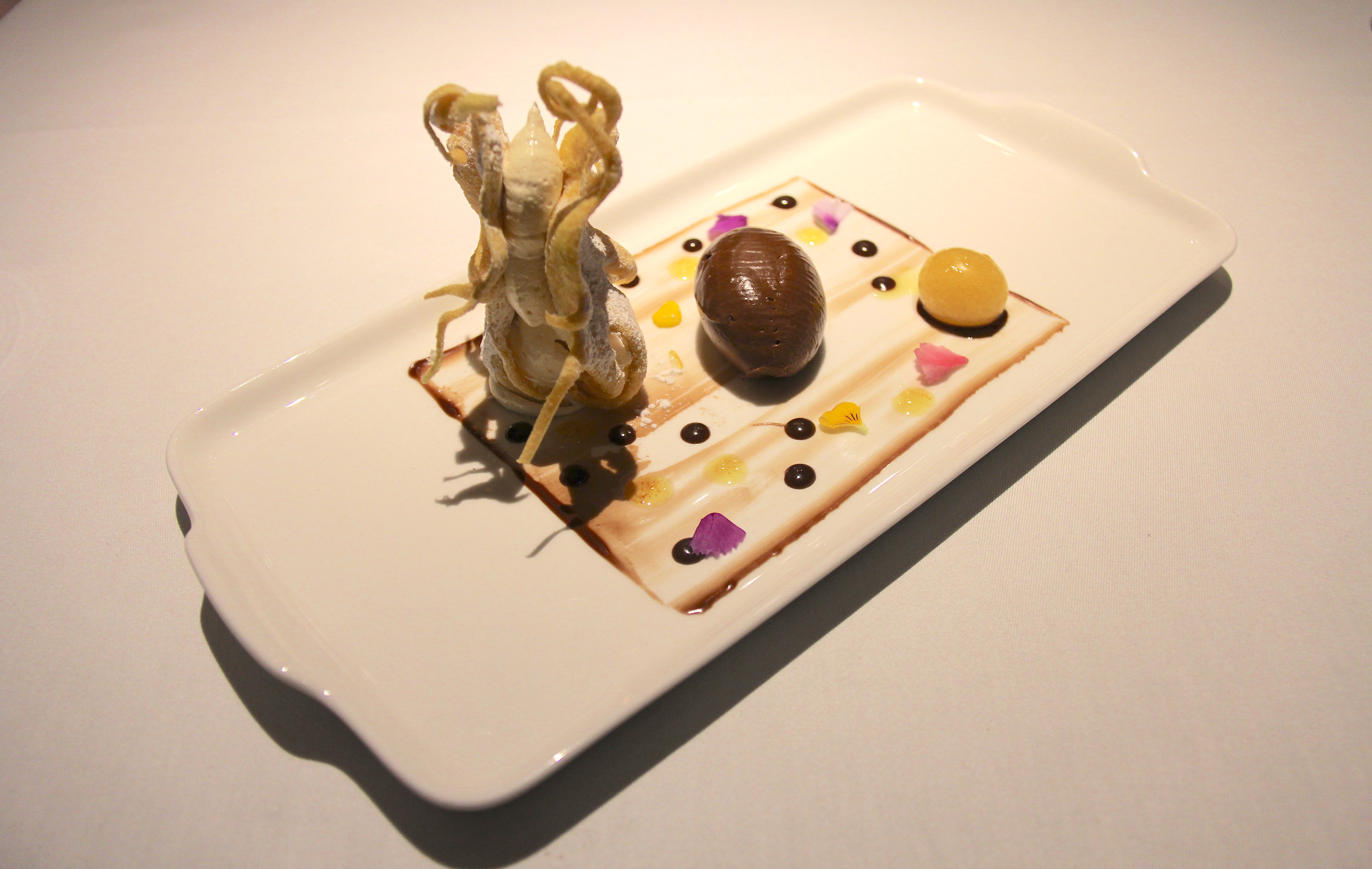 COMO The Halkin There were so many amazing dishes, with this serving as the finale: La Pasion del Chocolate. 