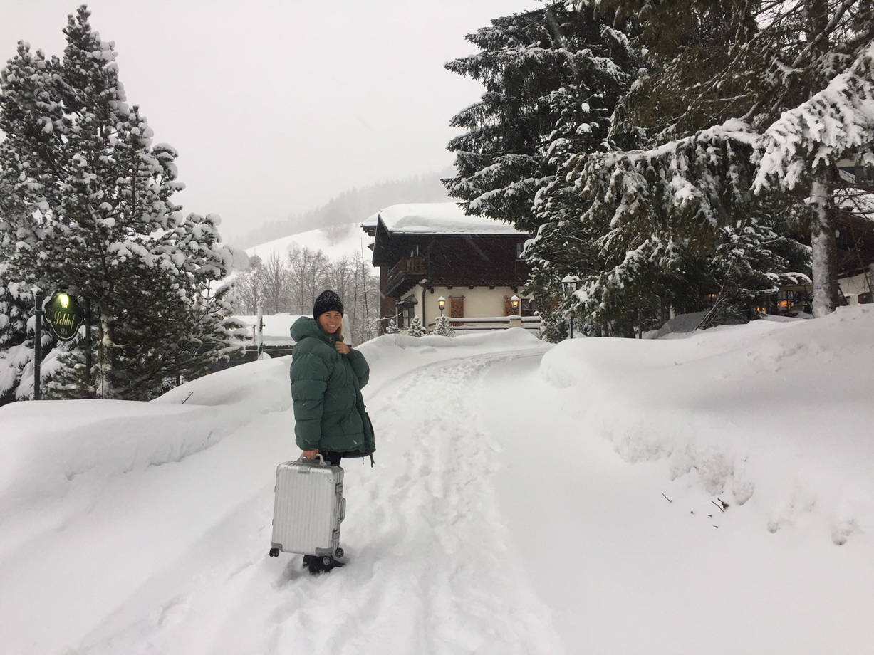 Jagdgut Wachtelhof Snowstorm arrival.