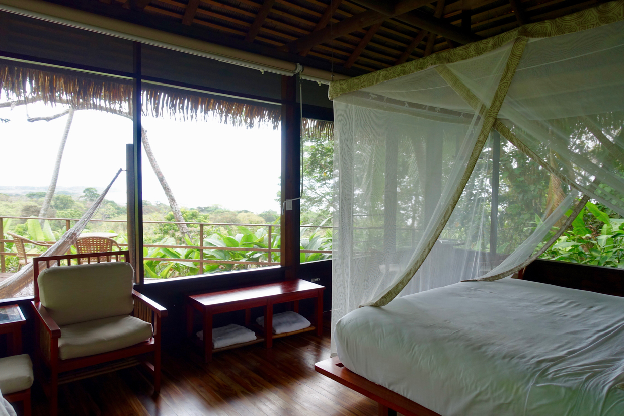 Lapa Rios Room was a real surprise - bed was the comfiest ever - the whole wall was a screen so feels like you are in outside the whole time.  The best thing is hearing all the animals from your bed…howler monkeys, macaws, loads of birds and frogs. Private deck with hammock and loungers, ceiling fans, indoor/outdoor showers with organic toiletries - housekeeping 2x a day and lovely turn down service with candles left burning at night.