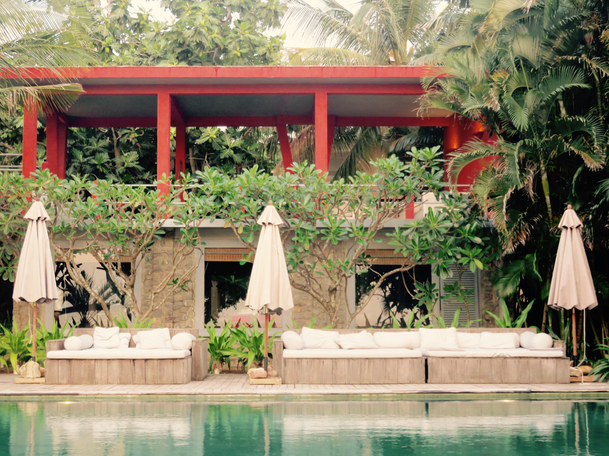 Knai Bang Chatt The pool is the focal point of the hotel.  Most of the day, guests will be lounging here.
