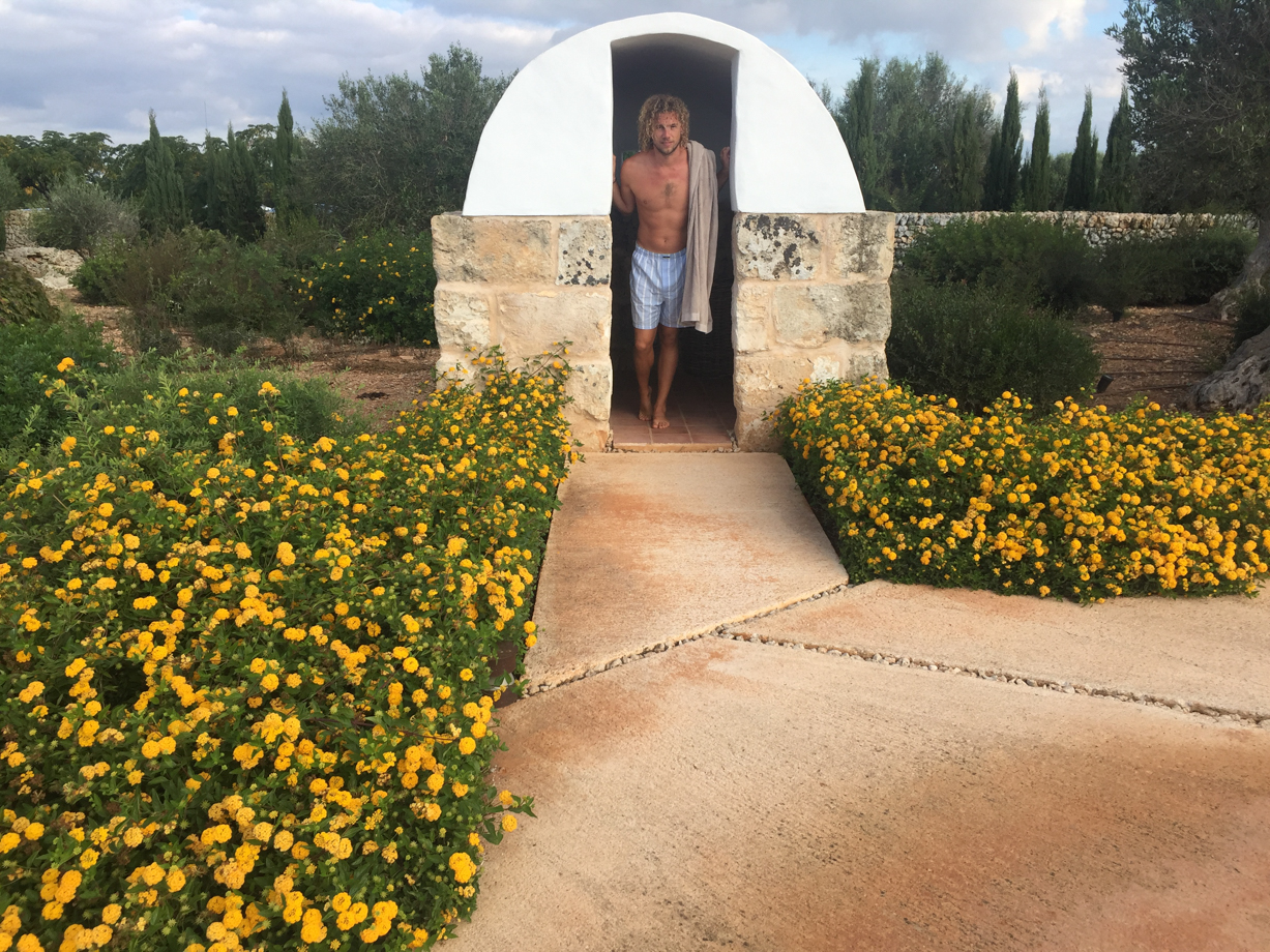 Torralbenc Menorca After a refreshing swim.