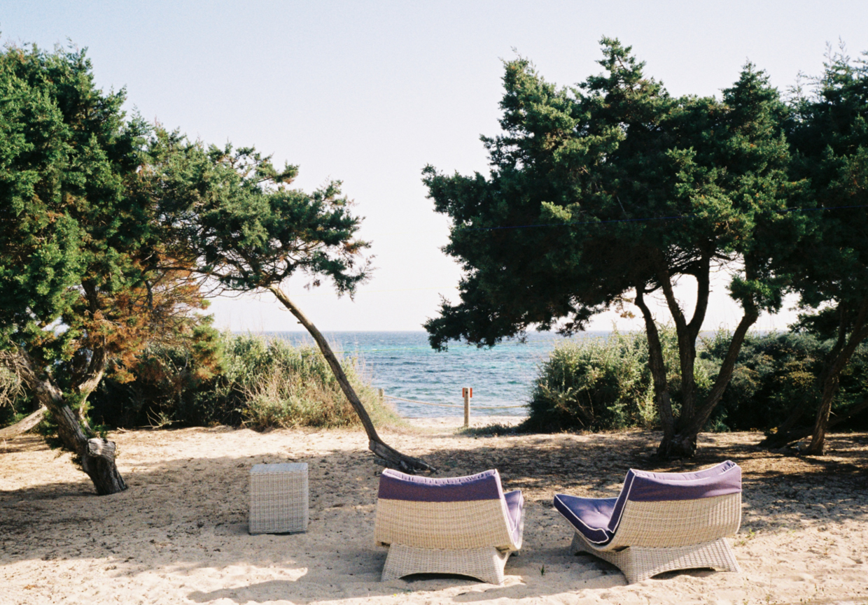 GECKO HOTEL & BEACH CLUB FORMENTERA Little private corner where you have an amazing view.