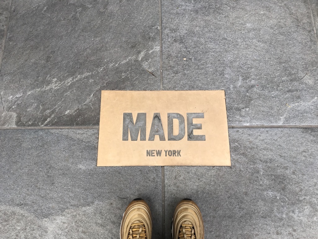MADE Hotel Arrive at MADE and my footwear matches the branding!
