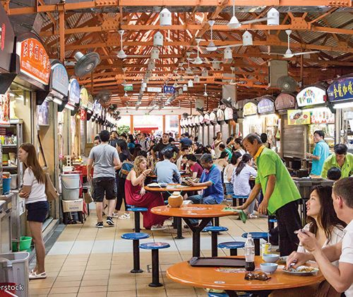 Do not miss Maxwell hawker market (food stalls).