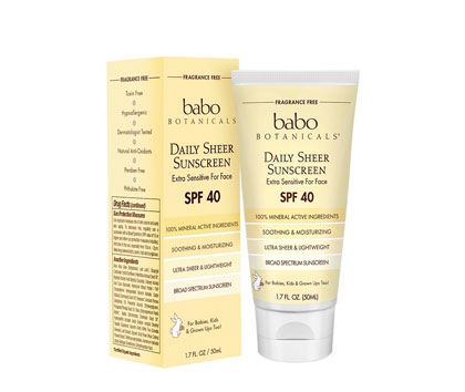 Babo Botanicals Daily Sheer Sunscreen