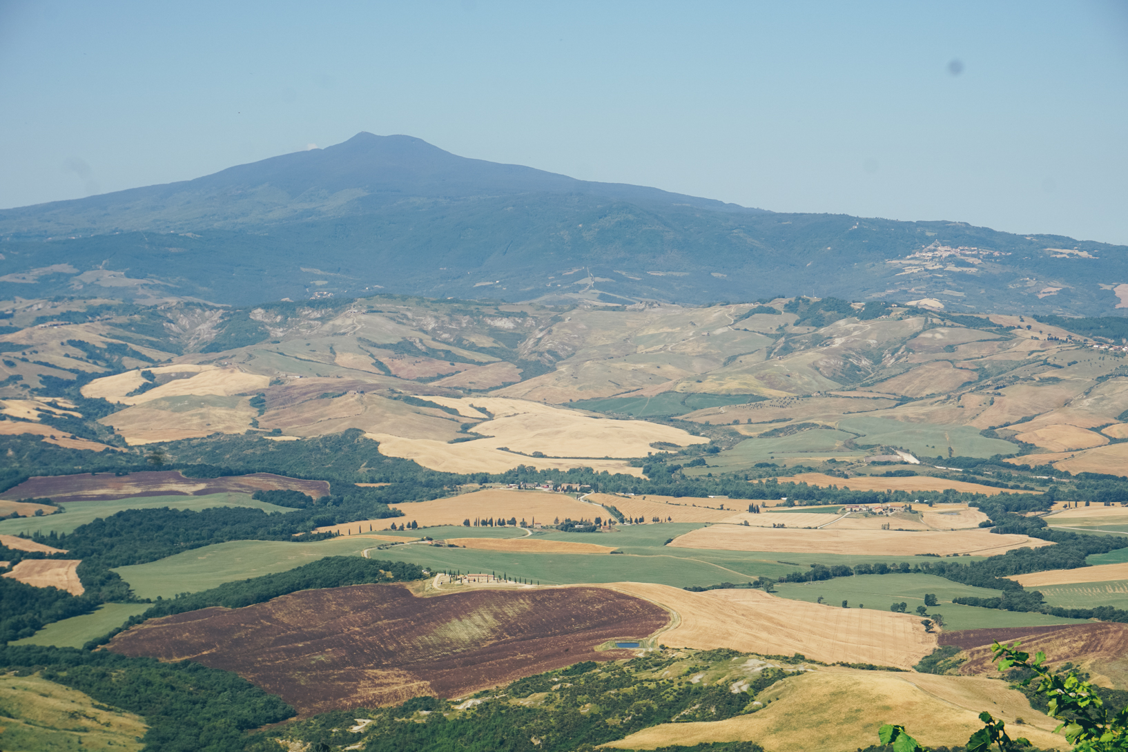 Monteverdi The rolling hills of Tuscany. Amazing to see how much of the land is untouched.