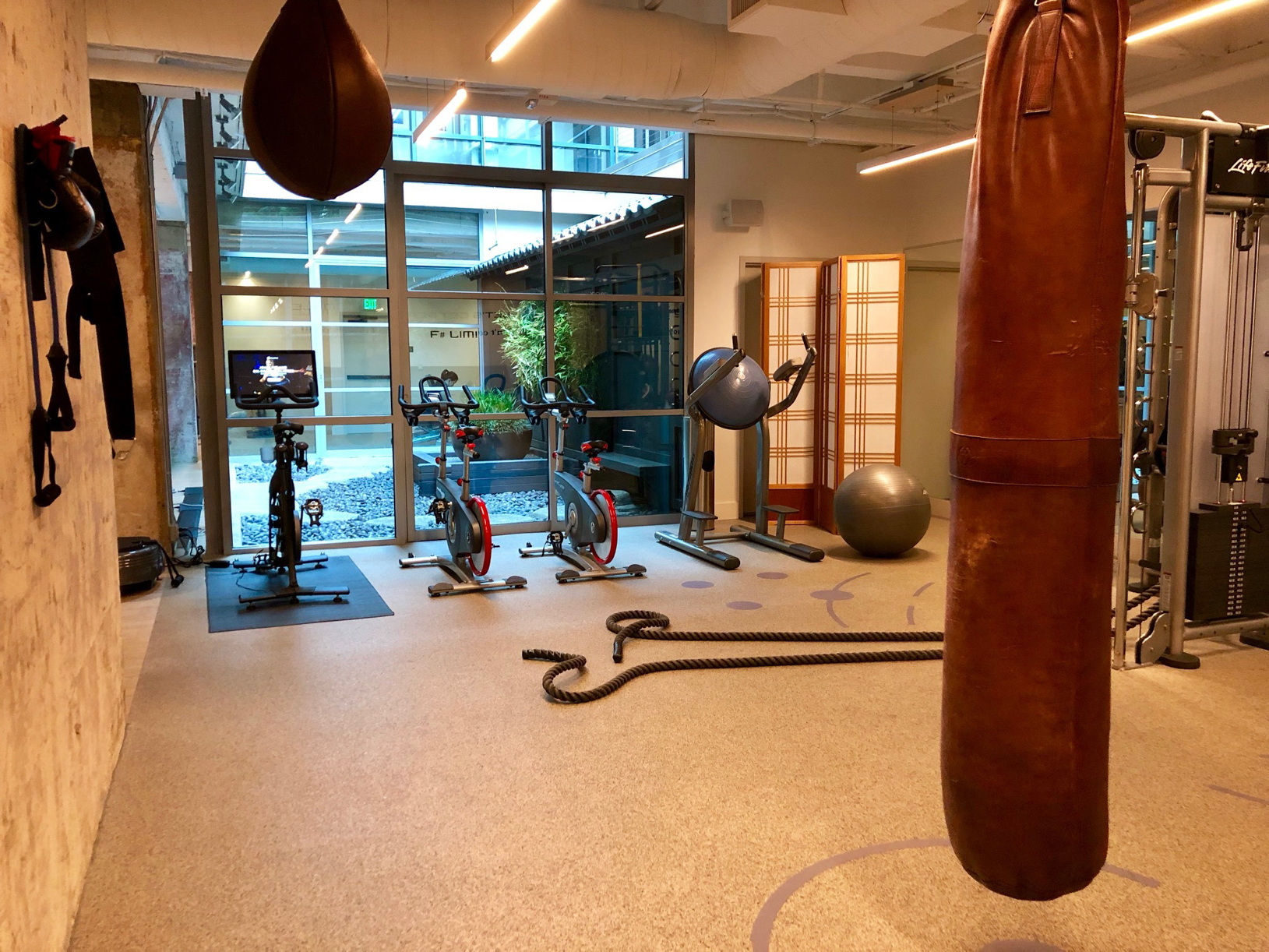 Hotel Kabuki The generous gym is an absolute delight, and expansive.