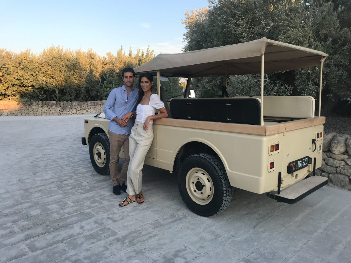 Borgo Egnazia Heading out in the hotel’s ride. 