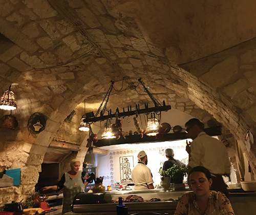 Dinner of fresh pasta at Casa San Giacomo in Ostuni is perfect.   