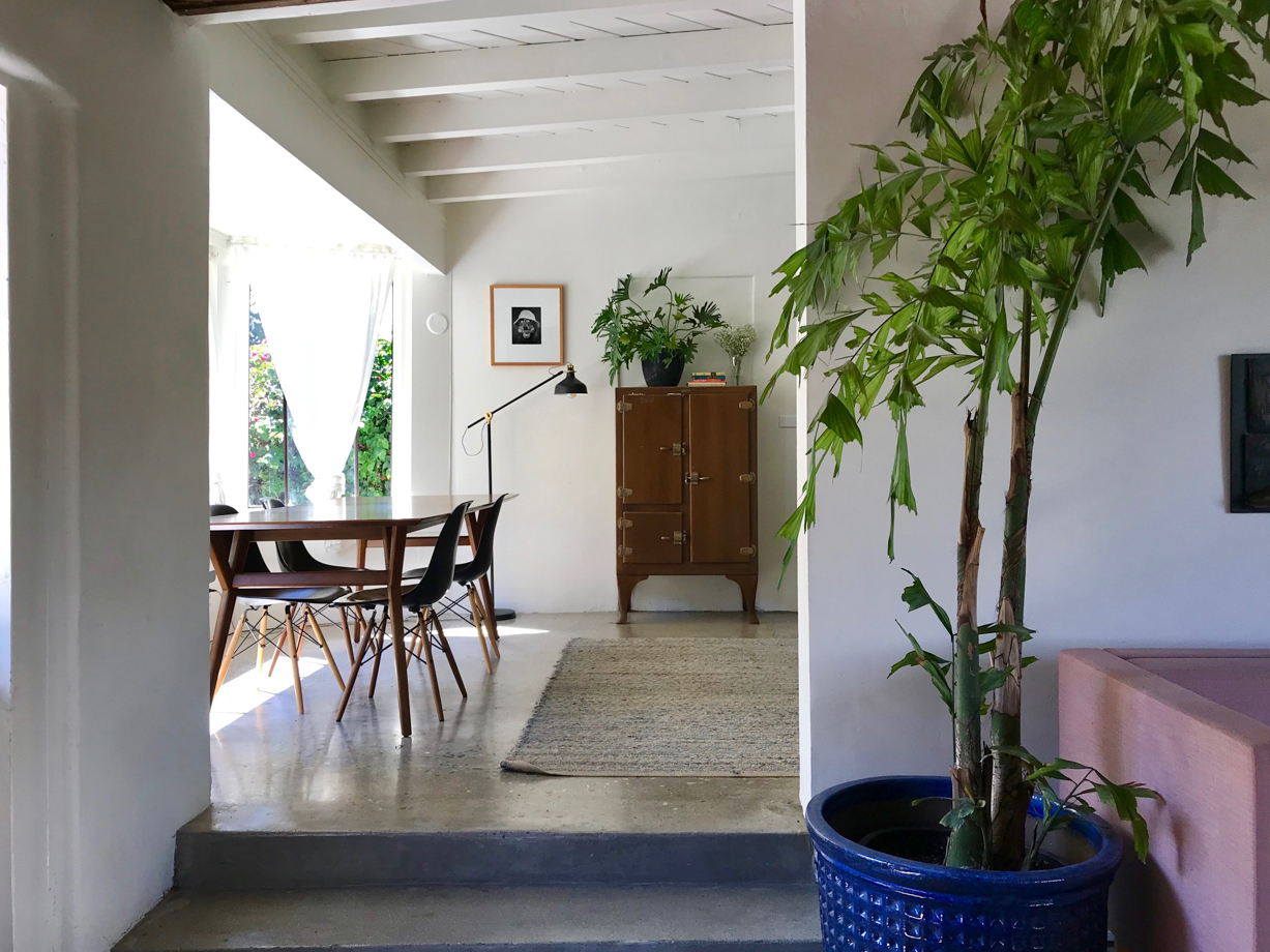 The Native Hotel Southern California bungalow chic. The concrete floors keep the place cool, and cool. 