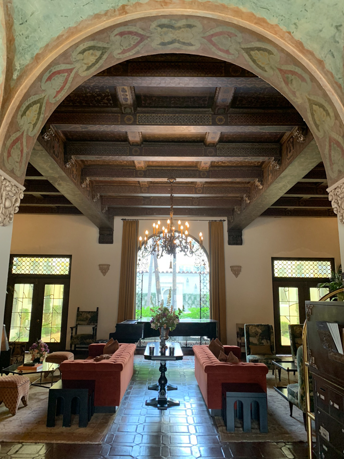 Villa Carlotta The lobby.