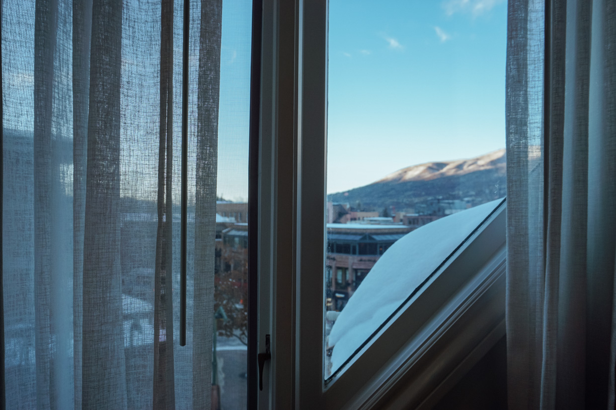 The Little Nell Mountain views from our room.