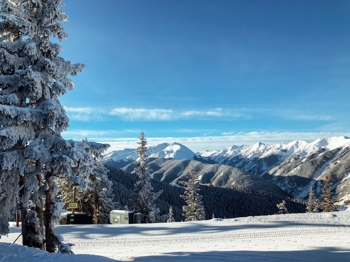 The Little Nell The top of Aspen mountain. Pictures do not do justice to these views. 