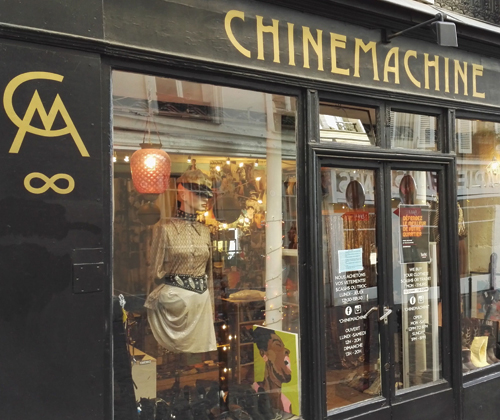 Super Vintage, Chine Machine and independent stores conveniently located on the same street.