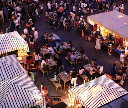 Great antiques, live music and DJs
