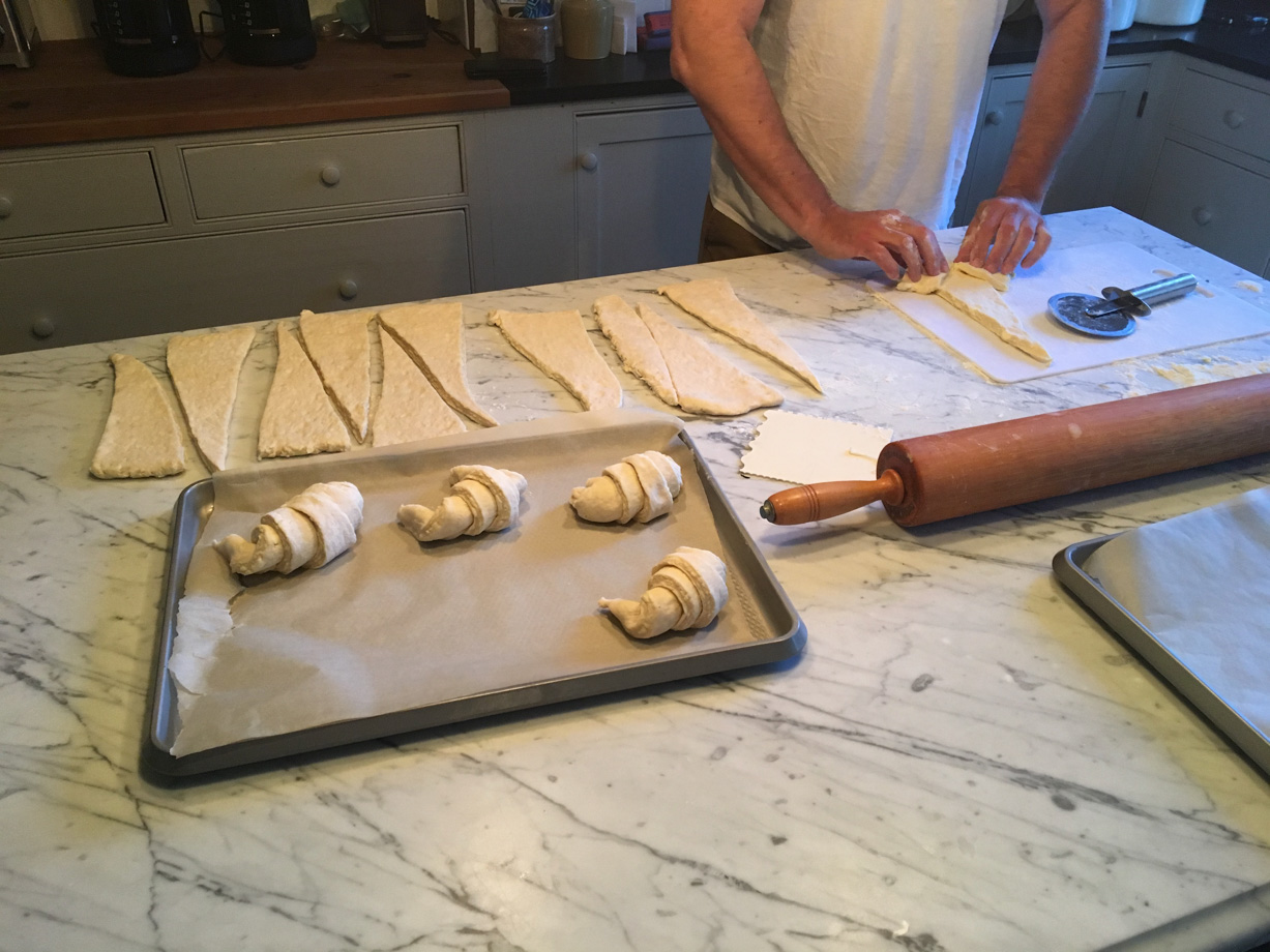 The Inn at Kenmore Hall House made croissants by Scott, the best baker in all of Massachusetts.
