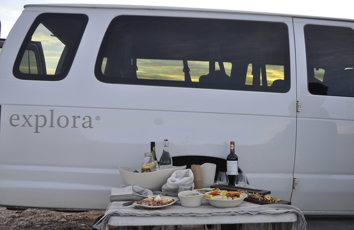 Explora Atacama Snacks after exploring.