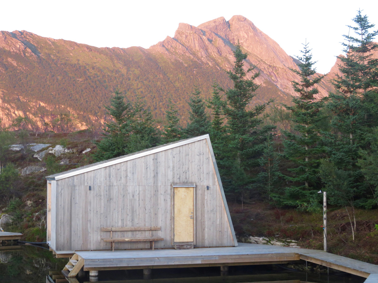 Manshausen  It can get cold this far north – find warmth in the arctic circle by fully relaxing in this quaint, wood sauna.
