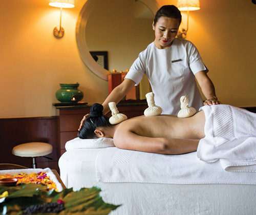My favorite treatment of the week (I know – I was spoiled!) was the Ananda Fusion massage. The spa’s signature treatment blends Ayurvedic techniques with something like a hot stone massage. It was heavenly. 
