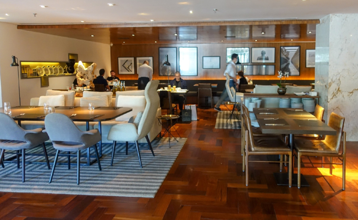 Nomaa Hotel Nomade restaurant, where breakfast, dinner and weekend brunch are served.