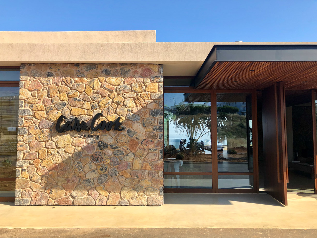 Casa Cook Chania Mid-Century vibes in Northern Crete – the entrance to Casa Chania.
