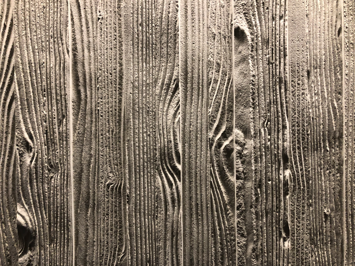 United Places These board-formed concrete walls resemble wood grain. You want to touch every surface in this place from the moment you walk in.
