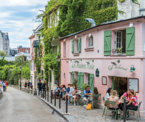 Walk through charming Montmartre 